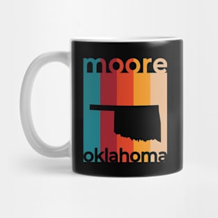 Moore Oklahoma Retro Mug